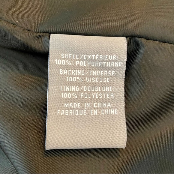 NWT Bagatelle floral print faux leather jacket size large - Picture 9 of 9